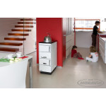 Kamna KVS Moravia VSP 9101.1250 bílá chromované doplňky